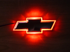 Эмблема с подсветкой для Шевроле