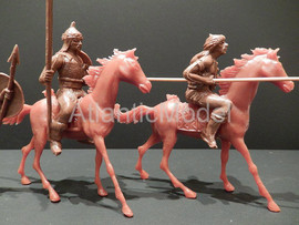 Солдатики 1/32 Jecsan Отряд монголов 6 фигур 6 поз