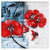 Картина-репродукция Феникс-Презент Красные цветы, 50x50x2.5 см, без ра