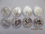 Коллекция монет Сочи 2011-12 Серебро Цветная Эмаль