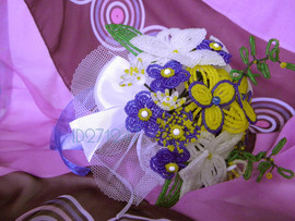 Свадебный букет из бисера