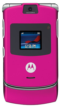 Оригинальный телефон Motorola RAZR V3 Pink