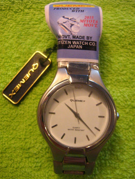 Белые Часы мужские кварцевые Quemex. Новые.