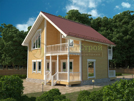 Построим дом из бруса 115м2 в пределах Москвы и Московской облас