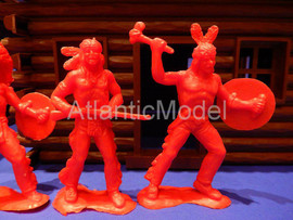 Солдатики 1/32 Domplast Индейцы Шесть фигур 6 поз