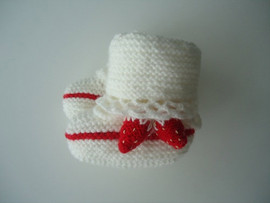 Пинетки "КЛУБНИКА СО СЛИВКАМИ"