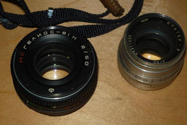 Продам фотоапараты Киев, Nikon, объективы. Б/у. Торг. 3