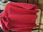 Красная толстовка с капюшоном XXL из плотного хб утепленная