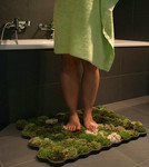 Эко коврик для ванны из натурального мха