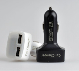 Автомобильный USB зарядник 3.1A комбо