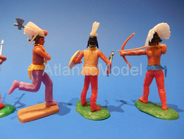 Солдатики 1/32 Elastolin Индейцы пешие Первый наб 6
