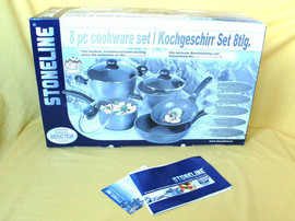 Stoneline набор из 8 пр. с антипригарным каменным покрытием 5