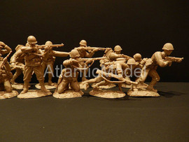 Солдатики 1/32 Сonte US Пехота Шестнадцать поз СК 8
