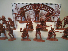 Солдатики 1/32 Armies in Plastic Индейцы Hurons 3
