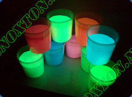 Безопасный люминесцентный пигмент для изготовления светящейся кр