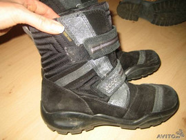 продам сапоги ecco для девочки в хорошем состоянии