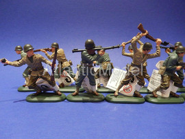 Солдатики 1/32 Britains Американская пехота 12 шт. 3