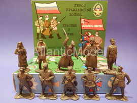 Солдатики 1/32 Басевич Герои гражданской войны s 6