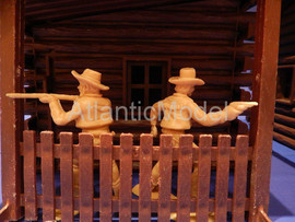 Солдатики 1/32 Domplast Ковбои Две фигуры 2 позы