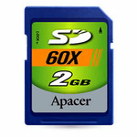 Карта памяти SD 2 Гб Apacer SD Card 60x