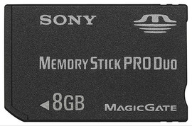 Карта памяти Sony Memory Stick Pro Duo 8 Гб