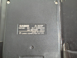 Калькулятор научных и инженерных расчетов «Casio fx-3600P» 3