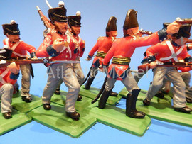 Солдатики 1/32 DSG Британская пехота 12 шт 6 поз