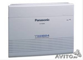АТС Panasonic TES824RU(3/8) + плата расшир. (3/8) + сис. телефон