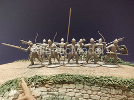 Солдатики 1/32 ExForce Французские лучники пехота 2
