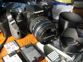 Olympus e-510 зеркальная фото камера