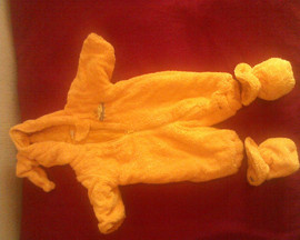 Комбинезон от 2х до 6 месяцев махровый на весну - прелесть)!