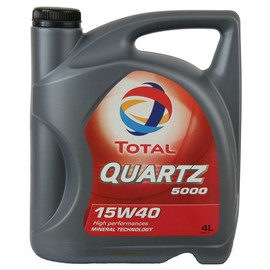 Минеральное моторное масло TOTAL QUARTZ 5000 15W40(4L)