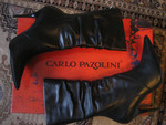 Кожаные сапоги на шпильке итальянской фирмы