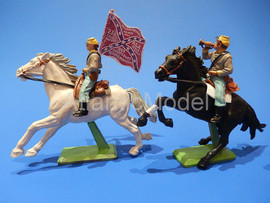 Солдатики 1/32 Britains Кавалеристы южан Раритет 5