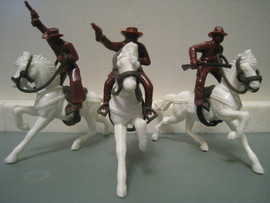 Солдатики 1/32 Marx Конный шериф и его помошники