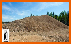 Гравий, валунник различных фракций