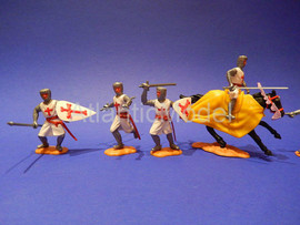 Солдатики 1/32 Timpo Рыцари Третий набор 7 шт 3