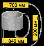 Кольцо бетонное КС7-6 (горловина)