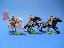 Солдатики 1/32 Britains Кавалеристы южан Раритет 2