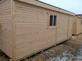 Деревянная бытовка 6.0 ДВП