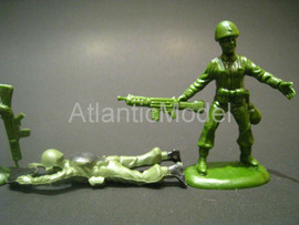 Солдатики 1/32 Atlantic Морская пехота США 4 фигур 5