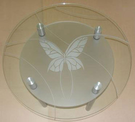 Столы кухонные из стекла. Стеклянная мебель в Самаре. 7