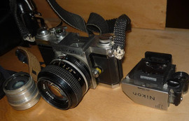 Продам фотоапараты Киев, Nikon, объективы. Б/у. Торг. 6