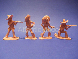 Солдатики 1/32 Reisler Пешие мексиканцы 4 фигуры 2