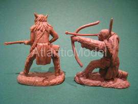 Солдатики 1/32 TSSD Равнинные индейцы две фигуры
