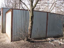 Настил новой крыши на гаражи, ракушки, тенты - укрытия. 7