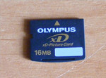 Карта памяти Olympus xD-Picture Card 16 Мб