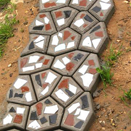 Форма для заливки садовых дорожек. 2