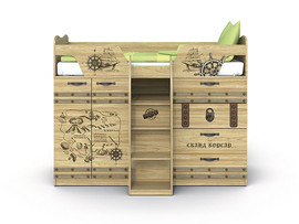 Кровать-чердак "Корсар-1" гарантия 24 мес 2