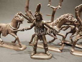 солдатики 1 32 Atlantic Передовой отряд индейцев 6